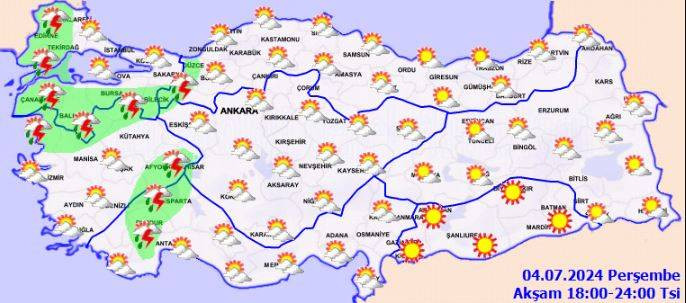 Gök gürültülü sağanak geliyor! Meteoroloji il il sıraladı. Bu saatlere dikkat - Resim: 16